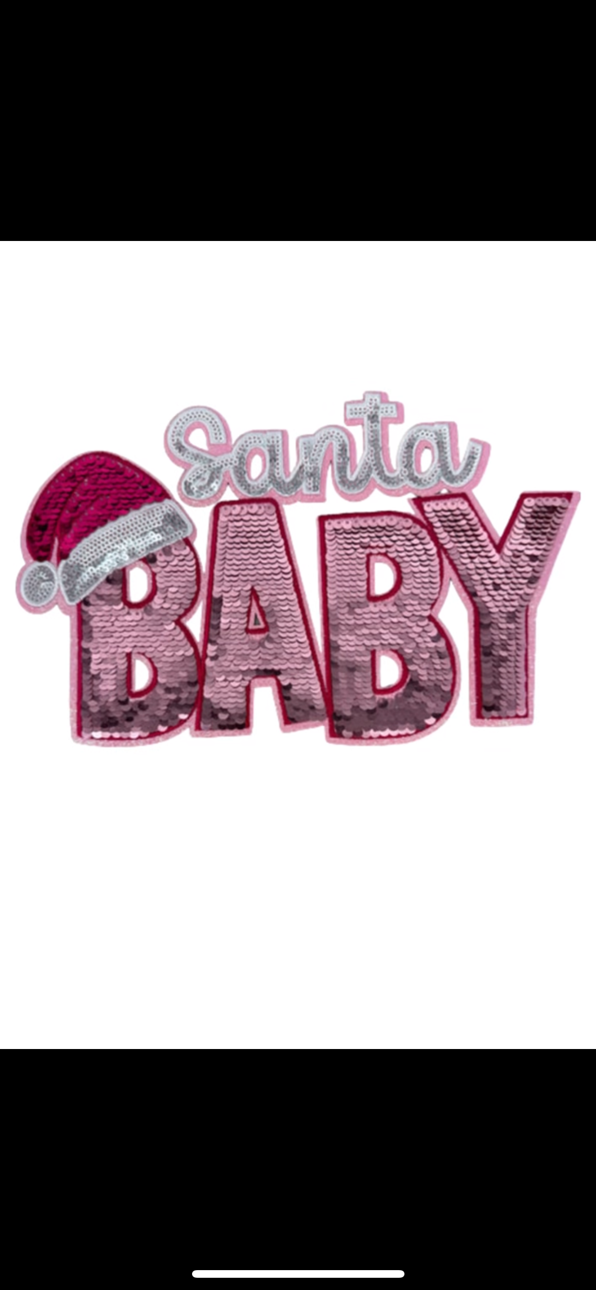 Santa Baby (pink and red )
