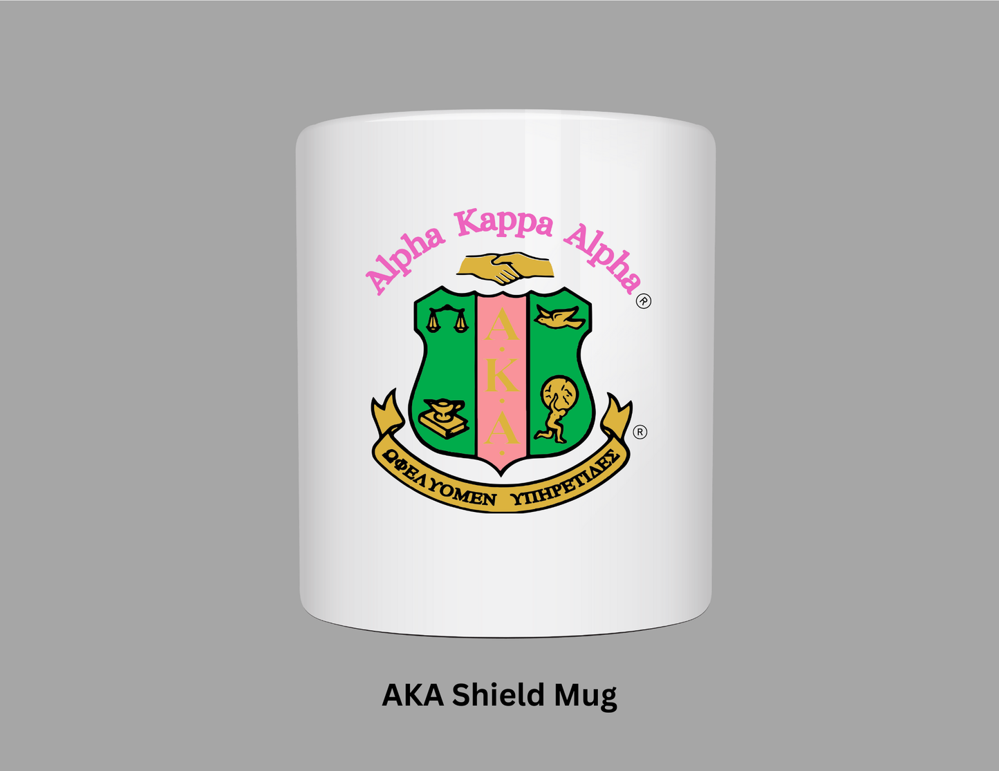 Alpha Kappa Alpha Shield Mug