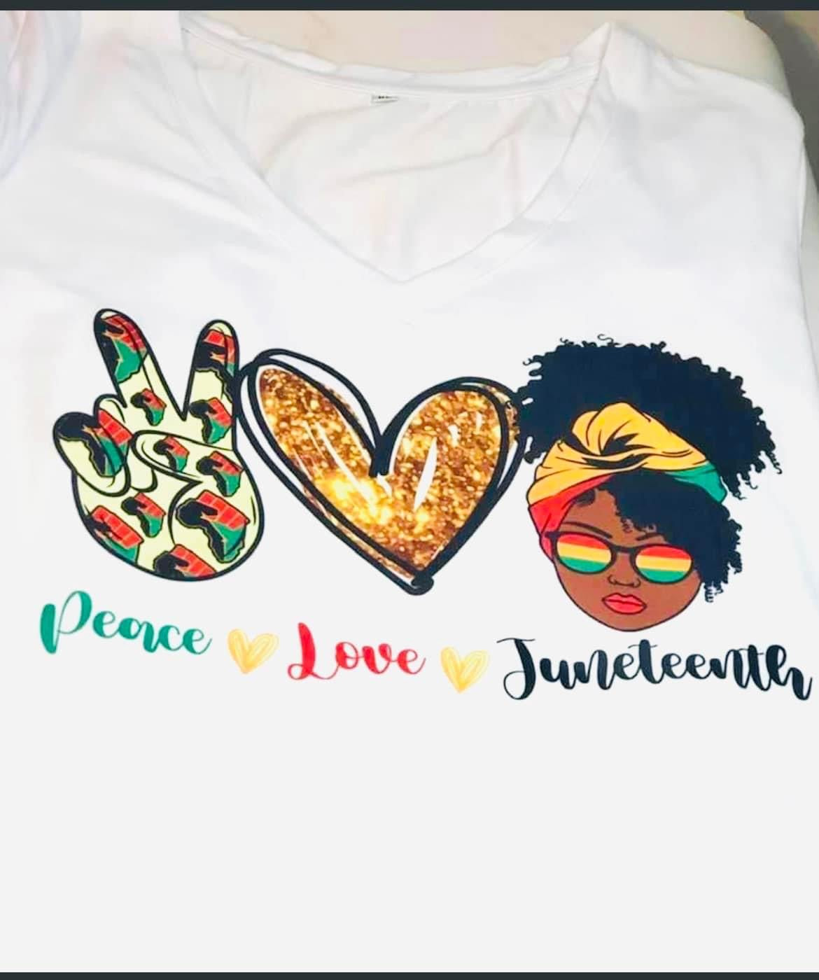 Peace Love Juneteenth