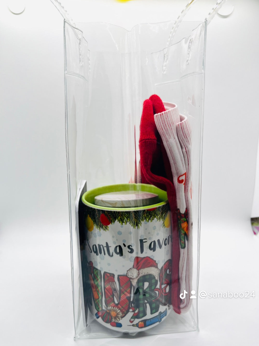 Santa’s Favorite Nurse Mug Set