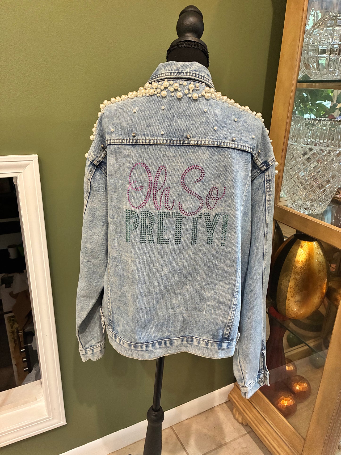 Pearl Blue Jean Jacket