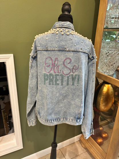 Pearl Blue Jean Jacket