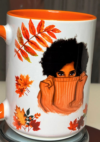 Leaf Me Alone Fall Mug