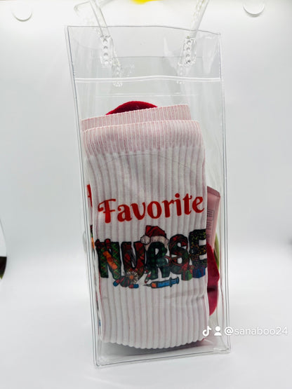 Santa’s Favorite Nurse Mug Set